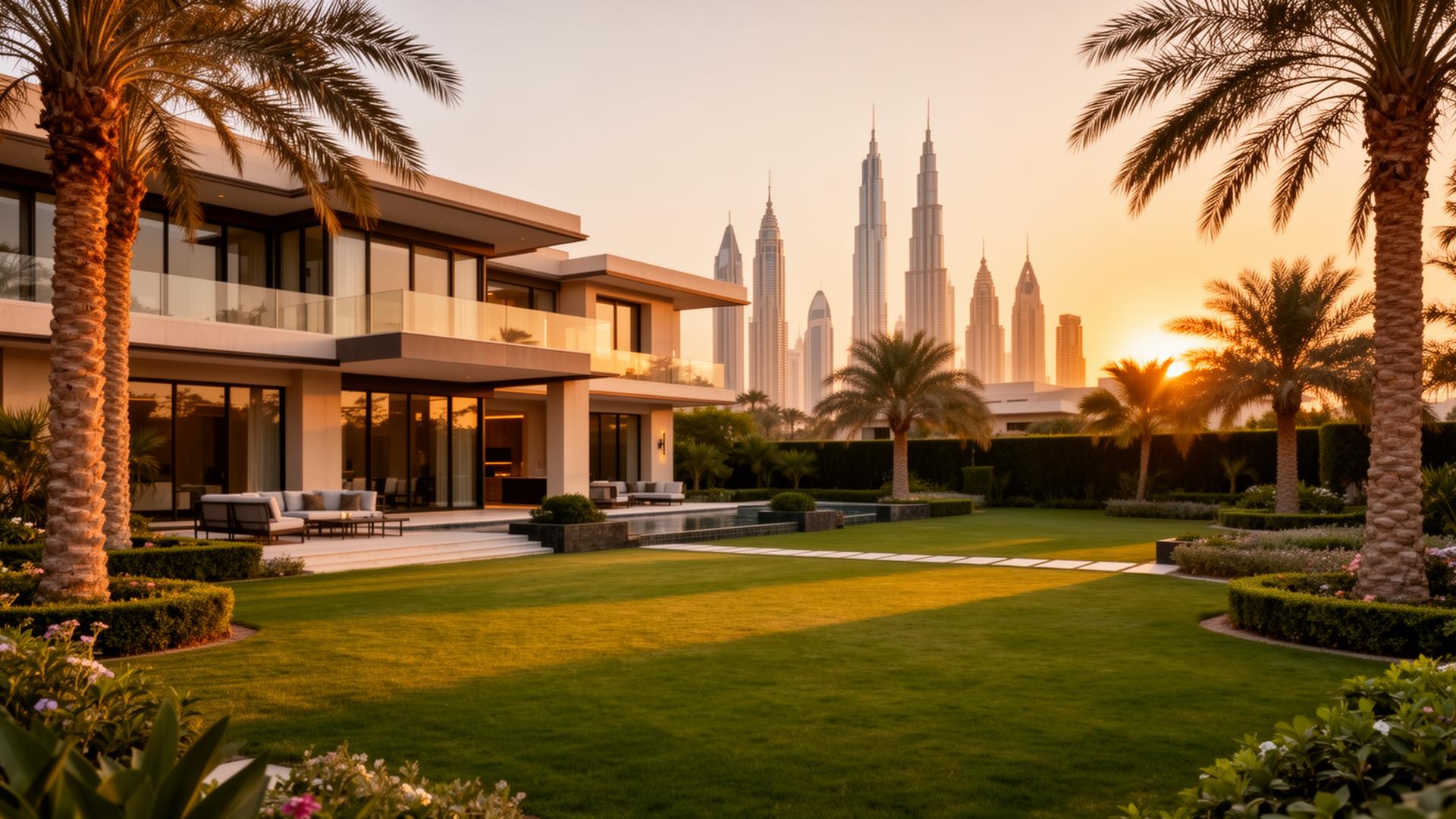 Luxury Dubai garden